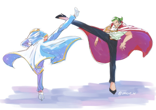 unicat-w: Sanji’s blue suit from usj 2021 remind me of cinderella and I want to see them fight in he