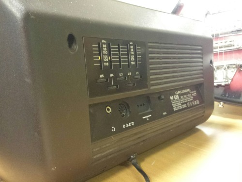 Grundig RF830, 1981 Radio Cassette Recorder with alarm clock