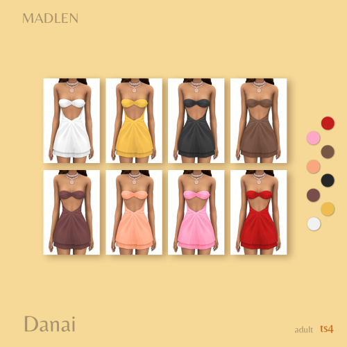 Danai Dress + Necklace Bring the sunshine! Inspired by Zendaya’s Oscars dress. DOWNLOAD (Patre