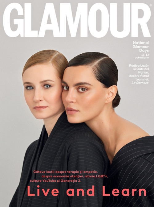 Cover story for Glamour Magazine / Romania / Fall issue with two extraordinary women and actresses -