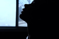 ivoryunknown:  I love silhouetting my face,