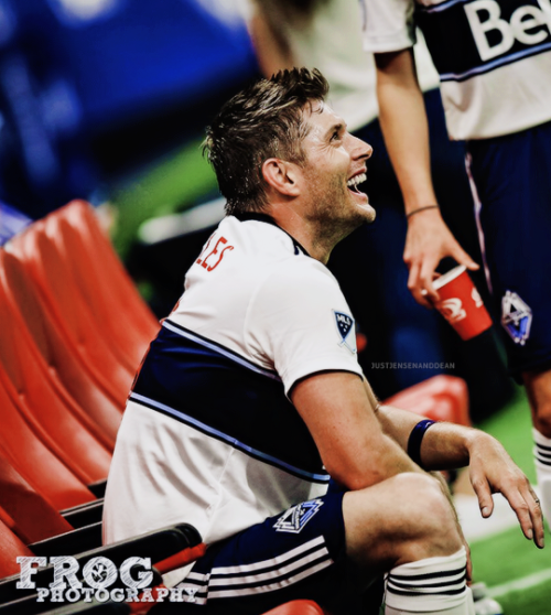 justjensenanddean:  Jensen Ackles | Legends &amp; Stars charity soccer match, Vancouver, Septemb