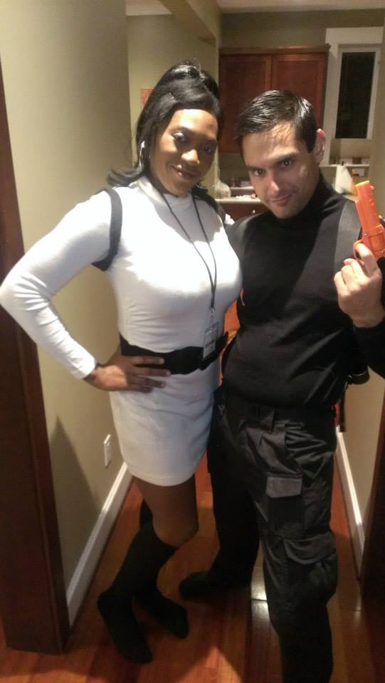 electricslut:  My sister,  Dominique!  She got into grad school and she’s amazing.