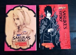 uchihasasukerules:  Sakura Hiden and Sasuke Shinden in my hands!!!