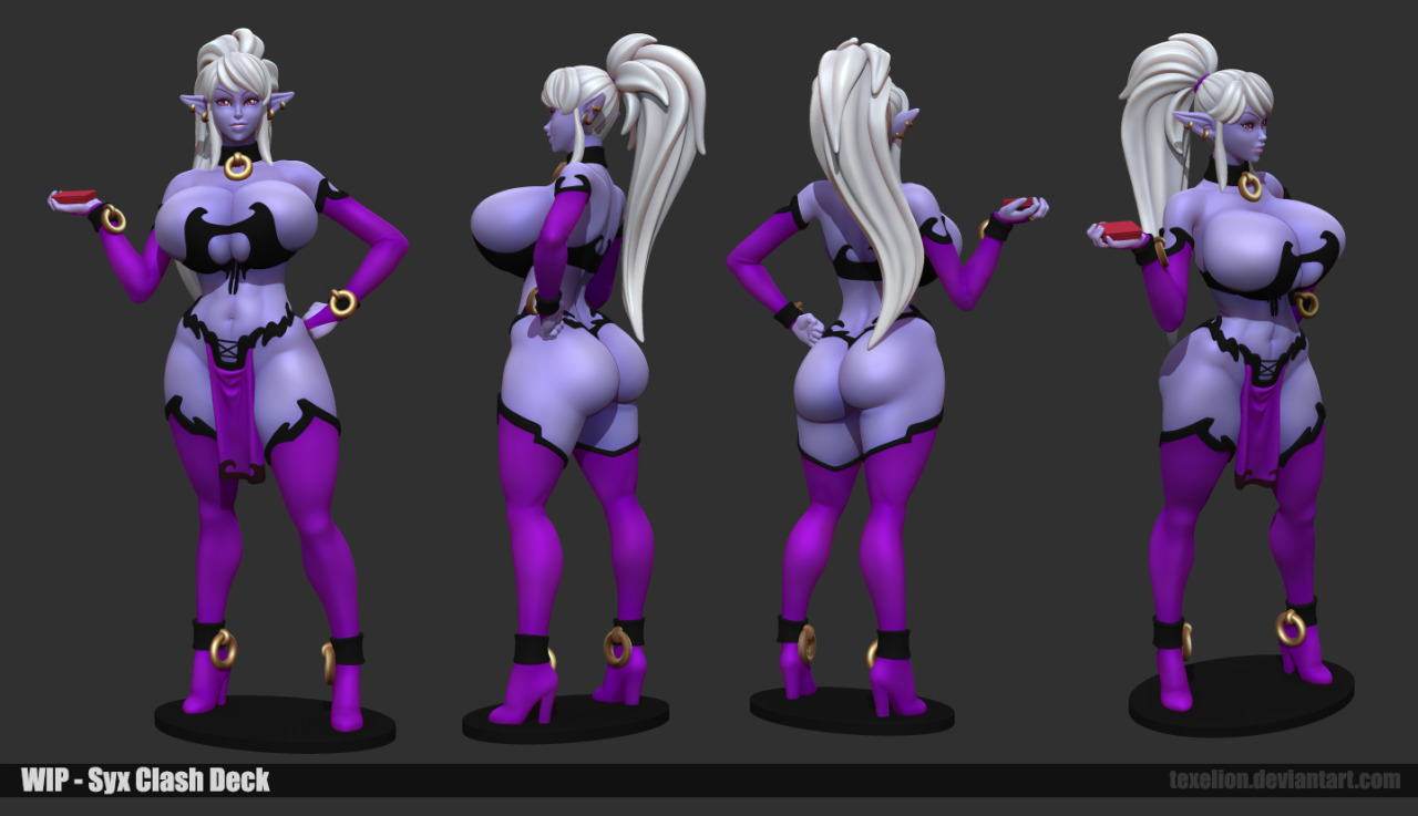 3deroprint:  The next Syx figurine is coming… soon( -ish ). 
