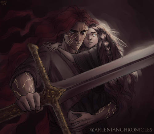 I’m still on my Elden Ring adrenaline, so here’s Maedros and Elrond again from my AU! I wanted to go