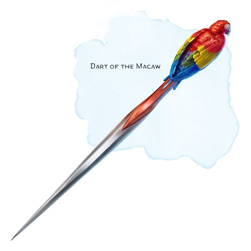 Griffon's — ⚔️ 𝗡𝗲𝘄 𝗶𝘁𝗲𝗺! Dart the Macaw (blowgun...
