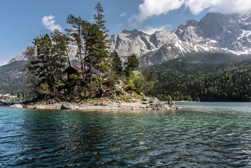 iase1977: ©iase1977 Landscape Eibsee lake - Bavaria  - Germany