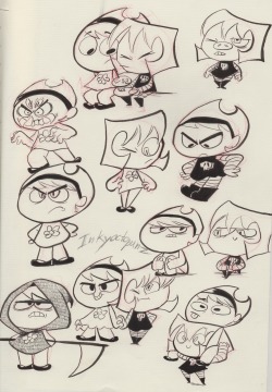 inkys-art-blog:  A bunch of doodles made