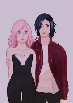 grpefrut:  sasusaku in kimye clothes!! lol