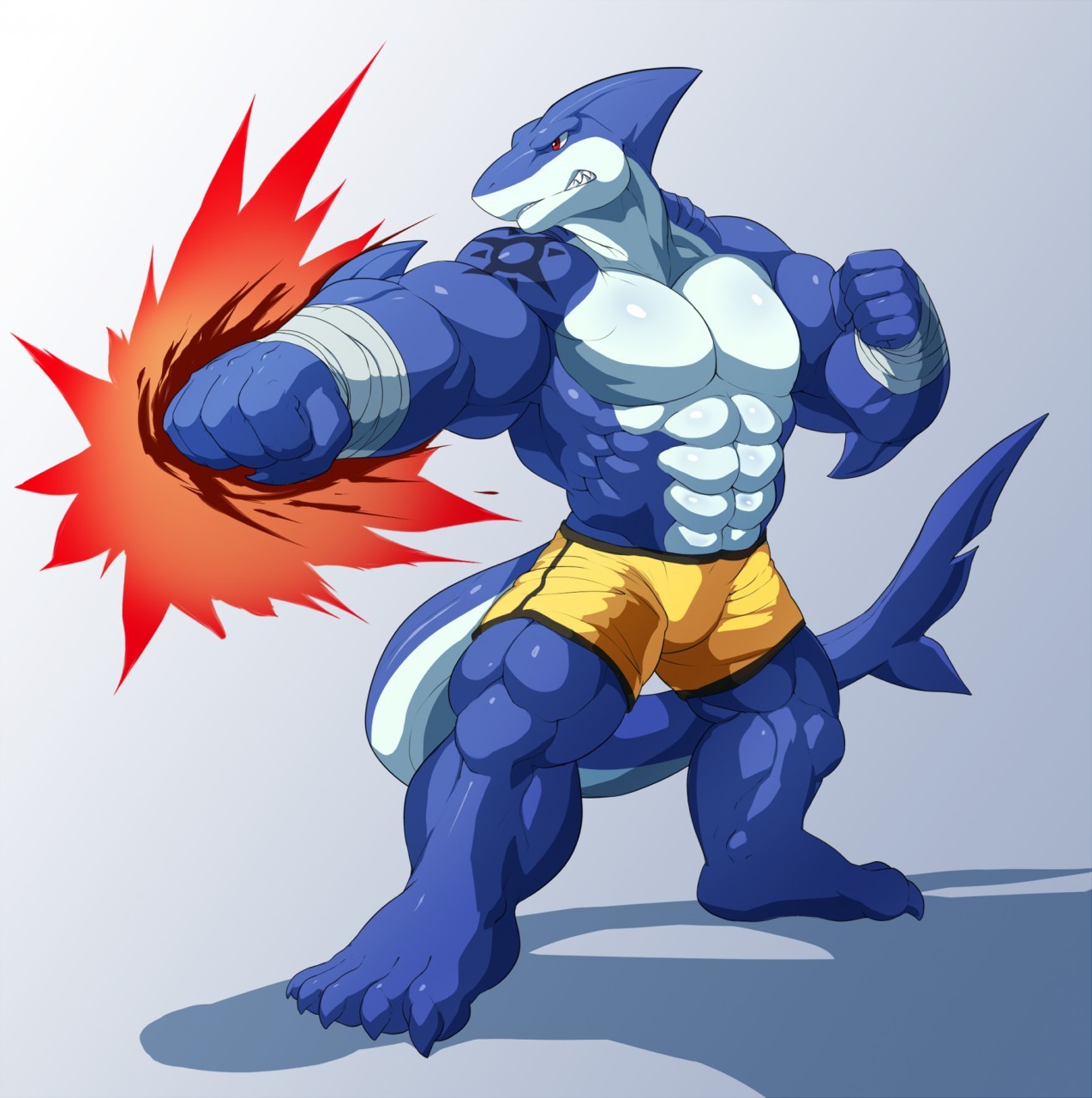 Shark PunchArtist: Vress    On FA    On TwitterCommission for Hazard Bazard  