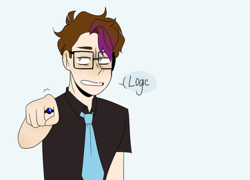 prettyinaccurate:A commission i did for @mandeebobandeeSummoning Thomas Sanders! 
