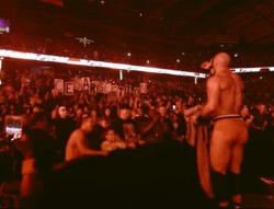 Stupid lighting…I thought Cesaro was naked!