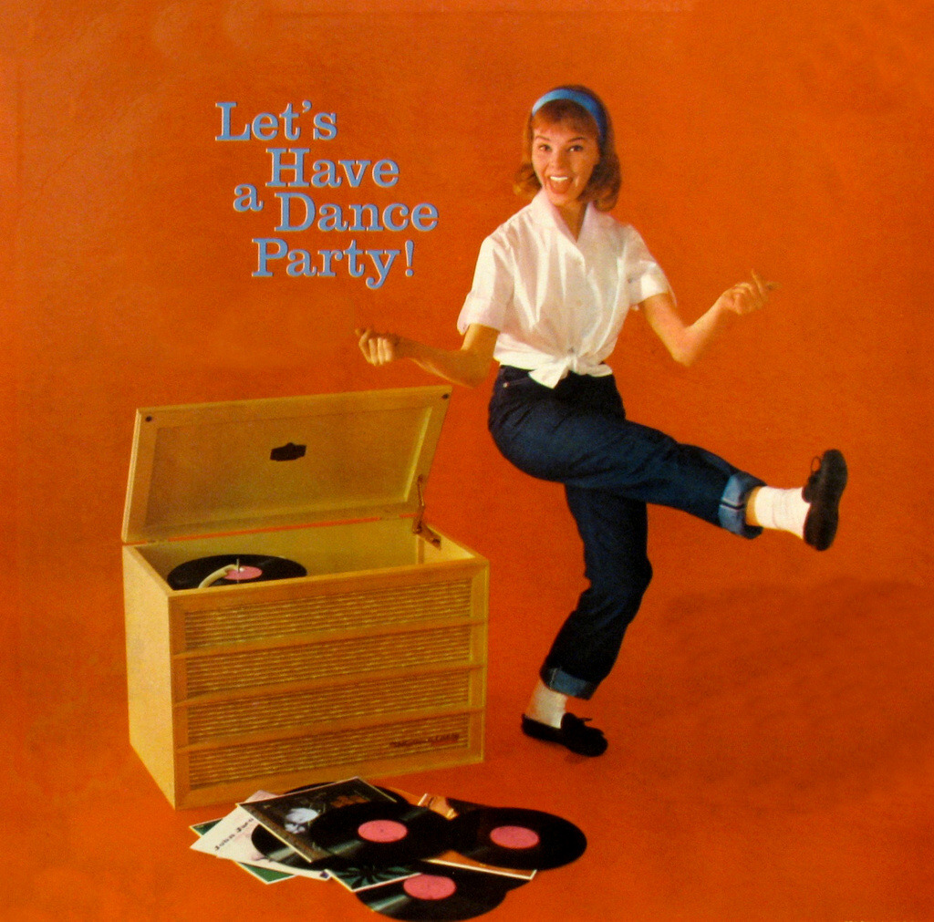 vinylespassion:  Let’s Have a dance Party, 1957. 
