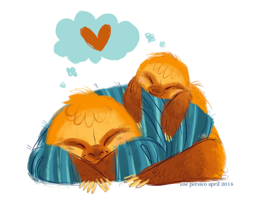 Sloth art on twitter reblogged by sketch dalies.