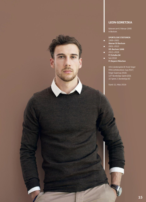 flavenne:Leon Goretzka in DFL Magazin 02/2019