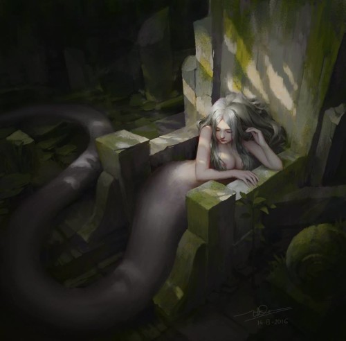  medusa 2Dao Le Trong https://www.artstation.com/artwork/oQLQq