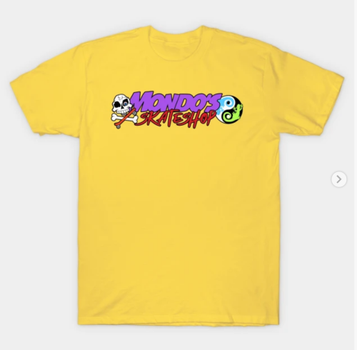 Mondo’s Skateshop T shirt. up on Teepublicbyhttps://www.instagram.com/scruffy_nerd/SHOP: https://www