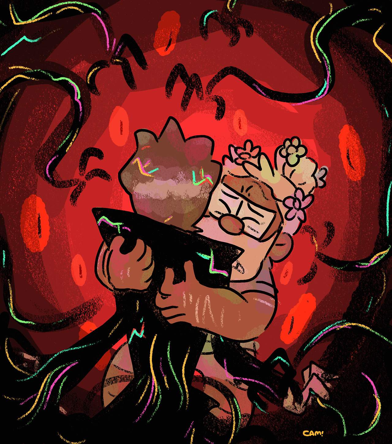 camsdumbdailydrawings:Break the bonds Merle. BREAK-