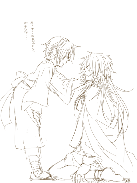 faecakes:  紅蒼らくがき2。 