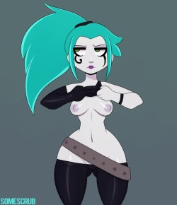 Somescrub: Ember   I’ve Never Watched Danny Phantom. But I’m Pretty Sure That