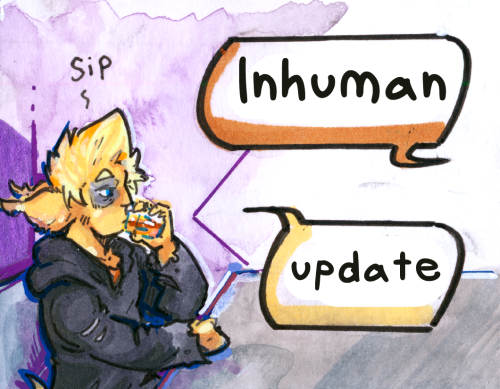 comic update time, and akia as usual seems to only be able to breathe by talkinghttp://www.inhuman-c