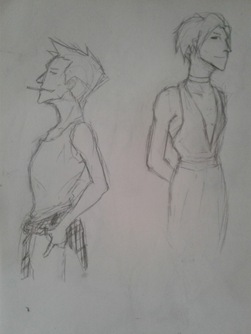 seihossketchbook: Femme and super butch moira bc i know one of my three followers is a moira fucker