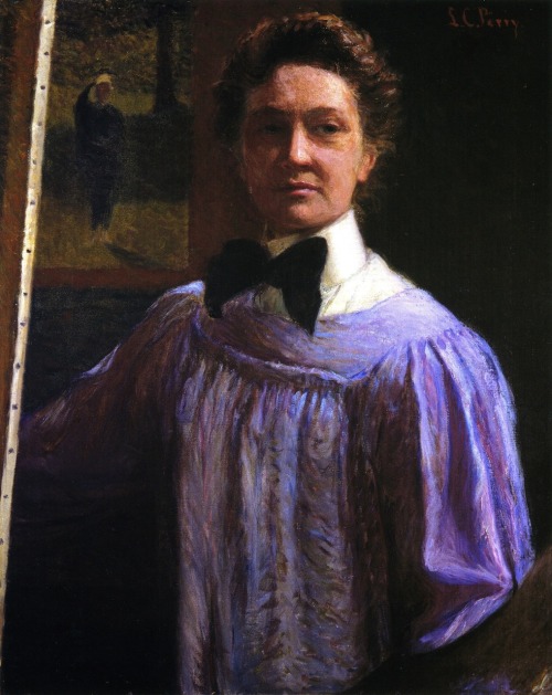 lilla-cabot-perry: Self Portrait, 1898, Lilla Cabot Perry