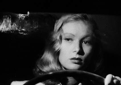 noirgods:Veronica Lake as Joyce Harwood in The Blue Dahlia (1946) - cinematography