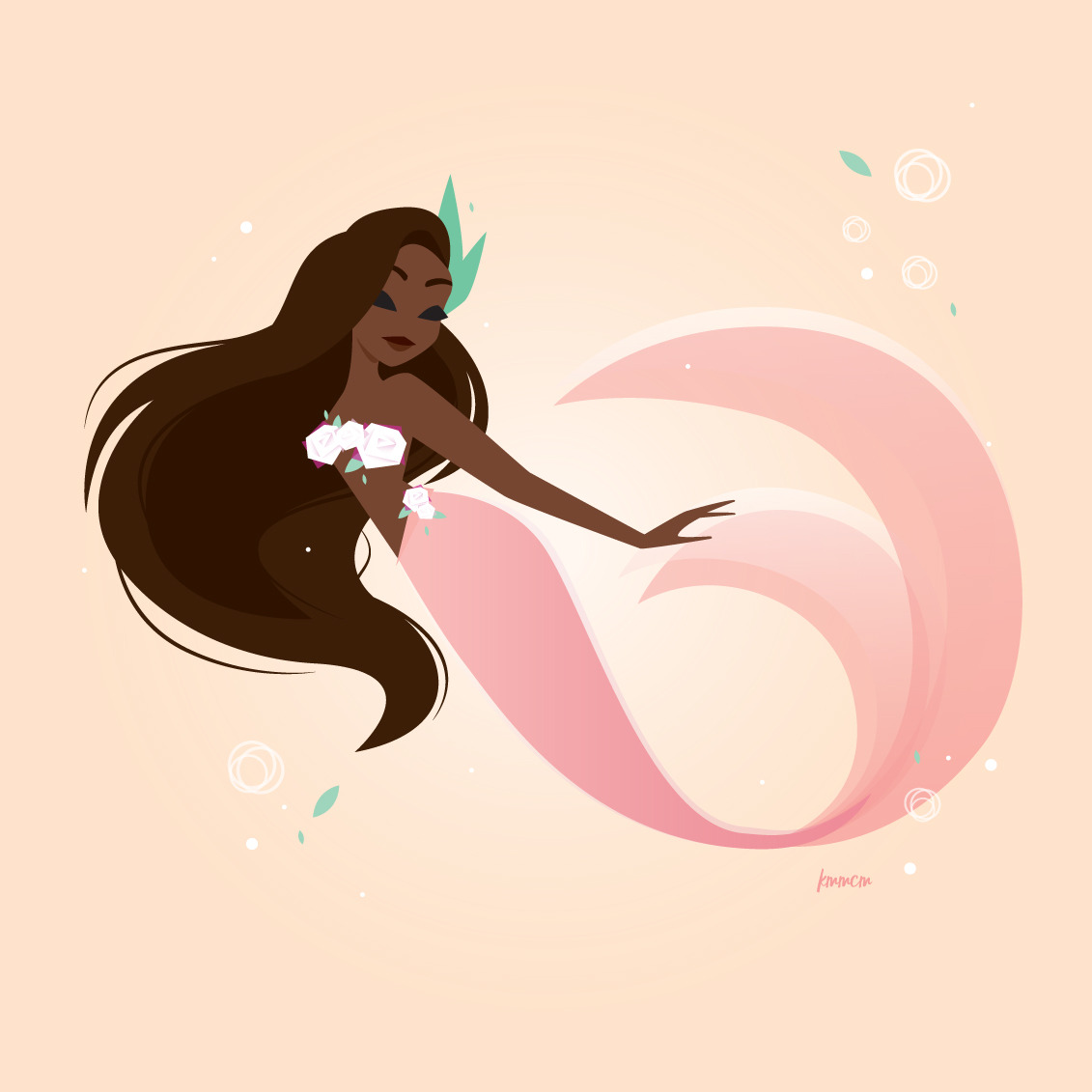 kmmcmdraws: Garden Mermaids Instagram | kmmcmdraws 