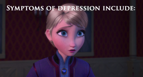 inwhichifeelallthefeels:  the-english-honeybadger:  thesegirlsareperfectprincesses:  Conceal… Don’t feel…  So wait does this mean that if we took away the whole being able to produce ice thing. This movie might have been about depression?  Disney