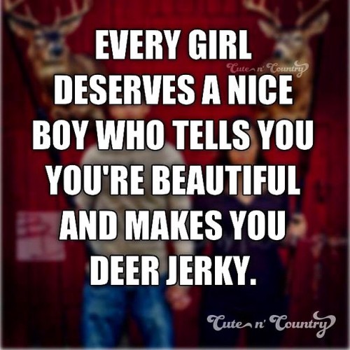 cutencountryblog: Every #countrygirl deserves this and more!! #cute #deer #jerky #yum #beautiful #co