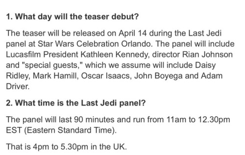 adamandkylo:oldadastra:nonibear11:Everything you need to know about the TLJ trailer for Friday http: