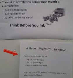best-of-funny:   fight the power! The thought of this being printed by that printer makes this all the better  X  OMFG THIS~!