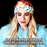 ohscreamqueens:Chanel Oberlin in every episode » Pumpkin Patch (1x05)