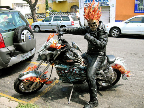 Ghost rider motorcycle