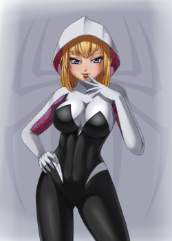 spidey-gwen by Razorkun 