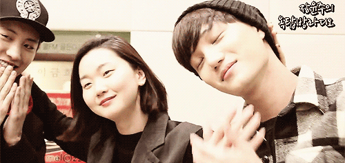 baekaid-o:  Adorable Jongin + his #1 fanboy 