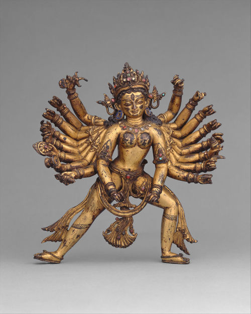 Durga as Slayer of the Buffalo Demon Mahishasura (Nepal 14th-15th Century)