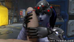 vechte: Widowmaker Handjob A ‘lil quickie.