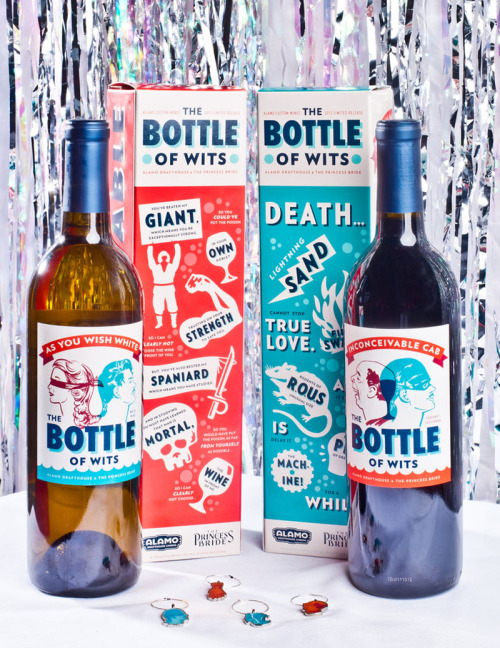 “Bottle of Wits” featuring Inconceivable Cab & As You Wish White designed by Austin 