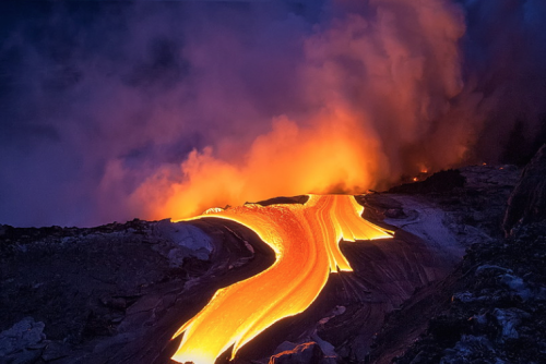 nubbsgalore:kilauea, one of the most active volcanoes on earth, has erupted continuously from its pu