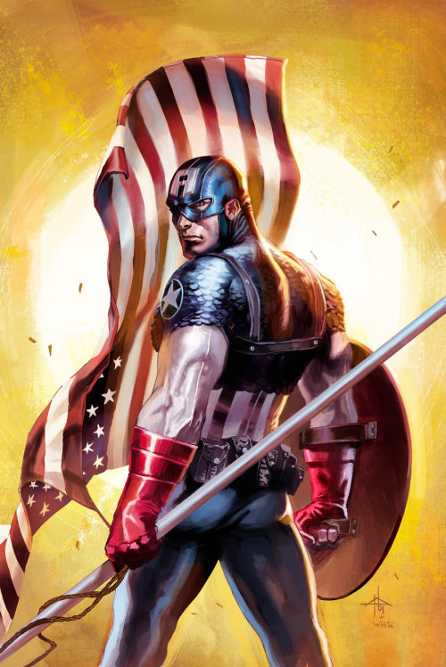 super-nerd:  Captain America by Gabriele Dell’otto 
