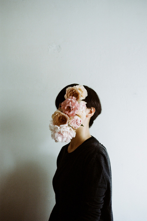 mallowtree:  digbicks:  Photographer Parker Fitzgerald (on Tumblr) and floral designer Riley Messina in the artistic collaboration: Overgrowth.  Inspired by a pursuit of beauty, Riley combines classically thoughtful botanical designs with Parker’s
