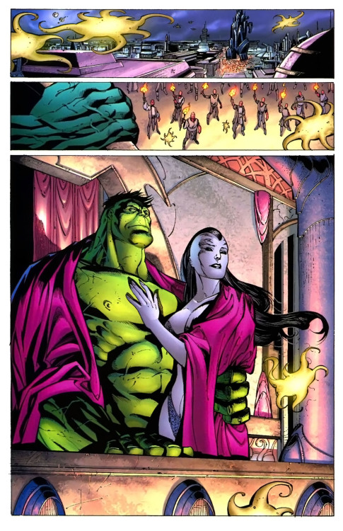 Porn part2of3: Hulk, the Green King, on his wedding photos