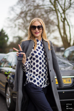 femme-belle:  Poppy at London Fashion Week