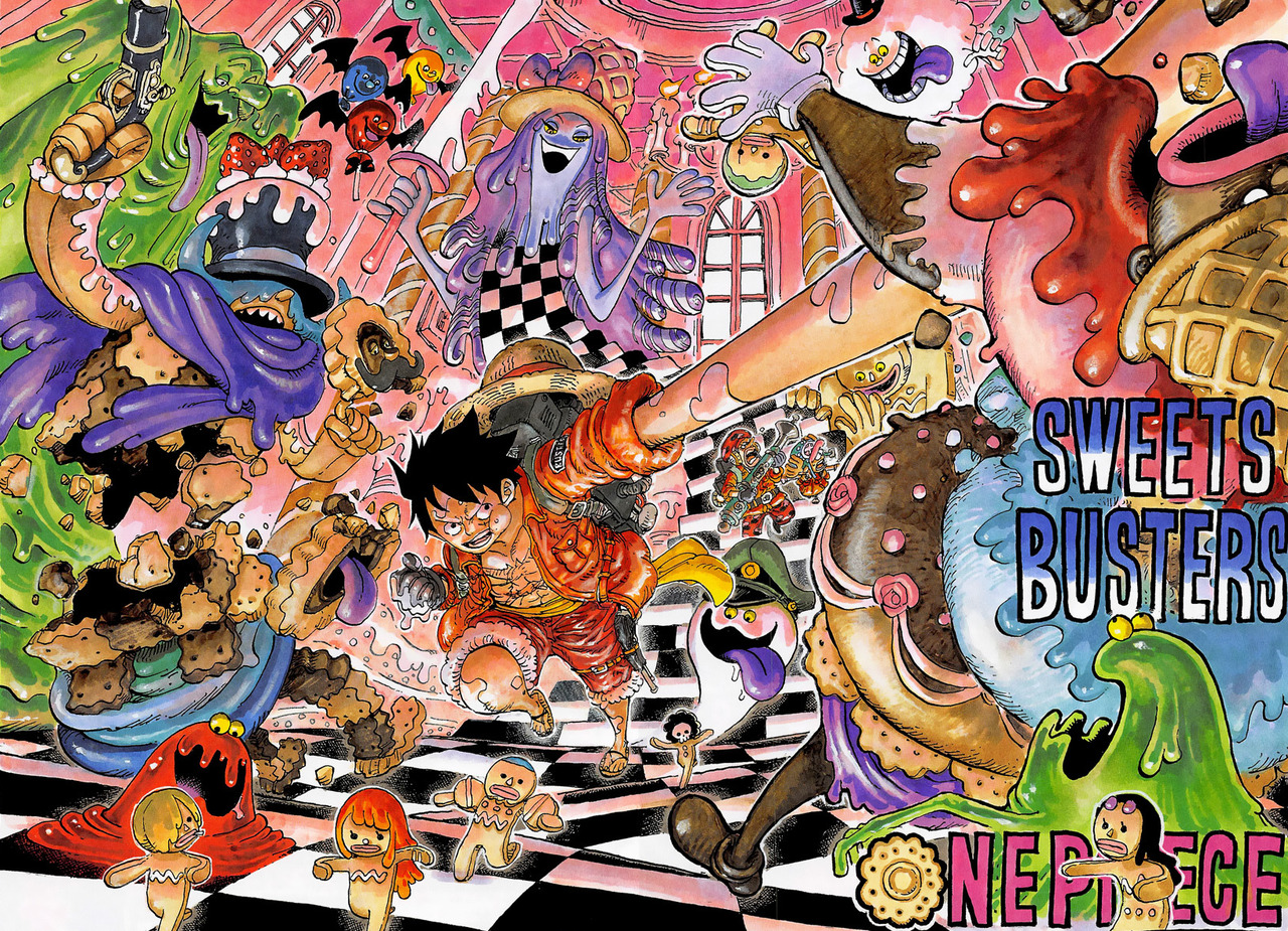 𝕆ℕ𝔼 ℙ𝕀𝔼ℂ𝔼 One Piece Chapter 902 Color Spread