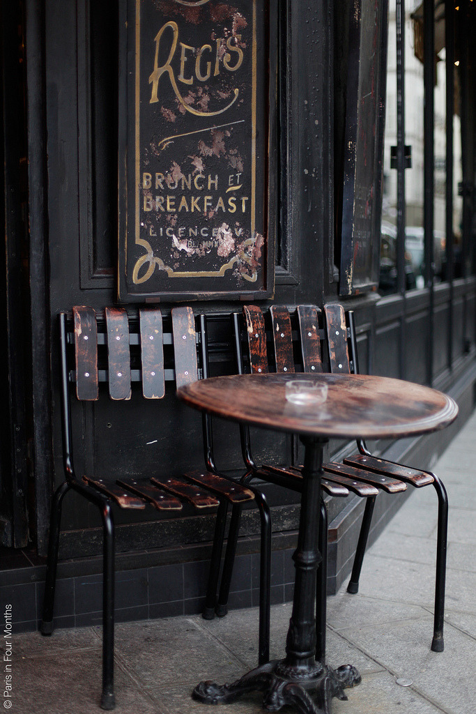 candies-for-my-eyes:  Café Saint Régis on Île Saint Louis (by Paris in Four Months)