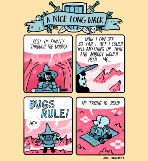 timecowboy: A Nice Long Walk #10 [twitter] [instagram] [threadless] [gumroad] [prints] 