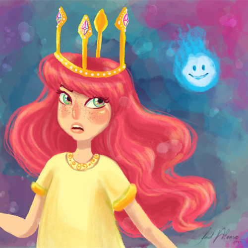 Child of Light, warm up sketch.